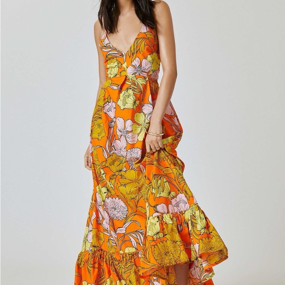 Plenty by Tracy Reese Vibrant Floral Maxi Dress